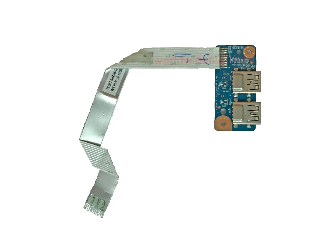 Плата USB порта с кабелем для материнской платы HP 15 R S G 250 G3 PN ZSO51 LS A993P NBX0001JX00 100%