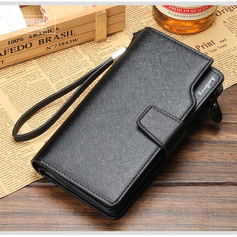 Baellerry 2017 New Fashion men wallets famous brand mens wallet baellerry male leather coin purse card cash receipt holder WL479 | Багаж и