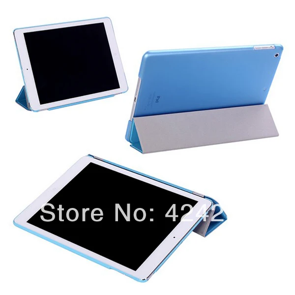 Hot Selling Smart Cover for iPad Air Solid Matte Back Case Crystal 5 Free Shipping | Компьютеры и офис