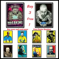 breaking bad movie coated paper posters posters wall sticker bar cafe decoration home decor frameless