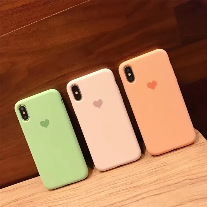 Мягкий силиконовый чехол JAMULAR с сердечками для iPhone 7 XS MAX XR X 8 6 6s Plus|Бамперы| |