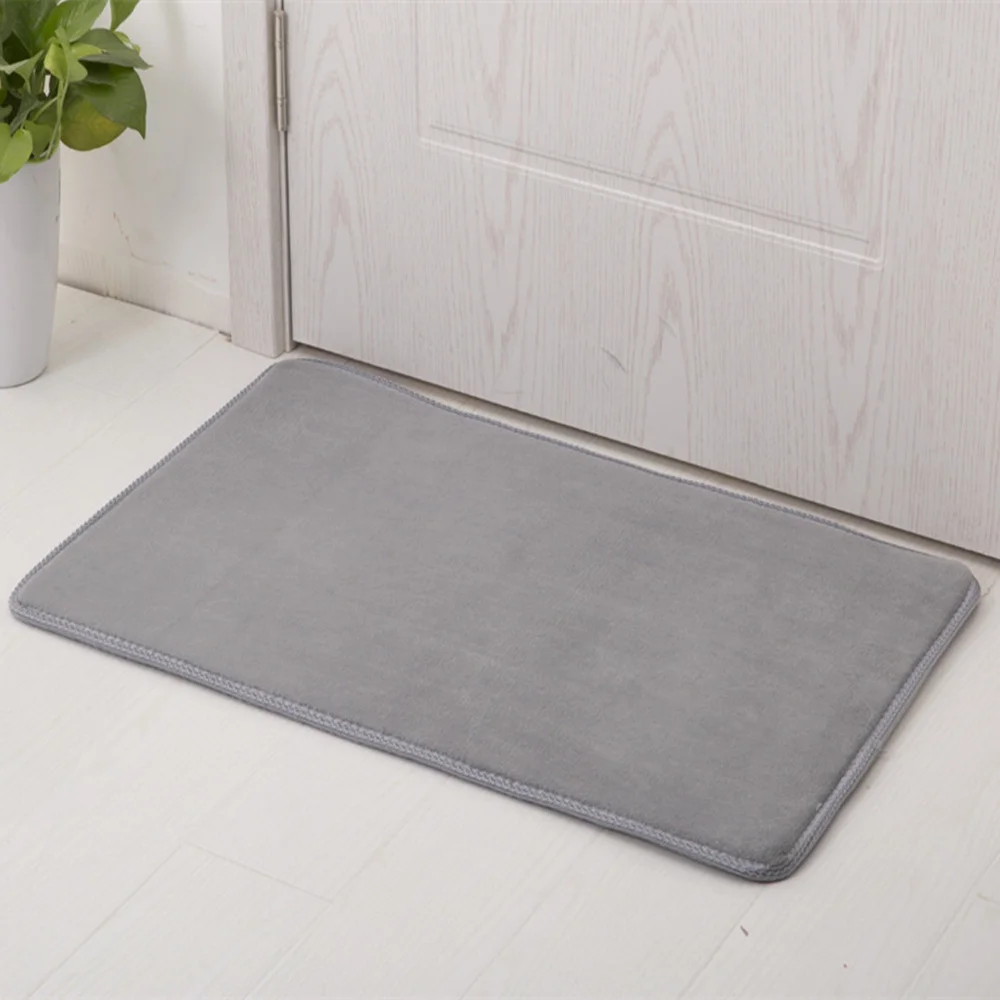 50X80CM Противоскользящий ковер для ванной комнаты коврики впитывающие коралловые
