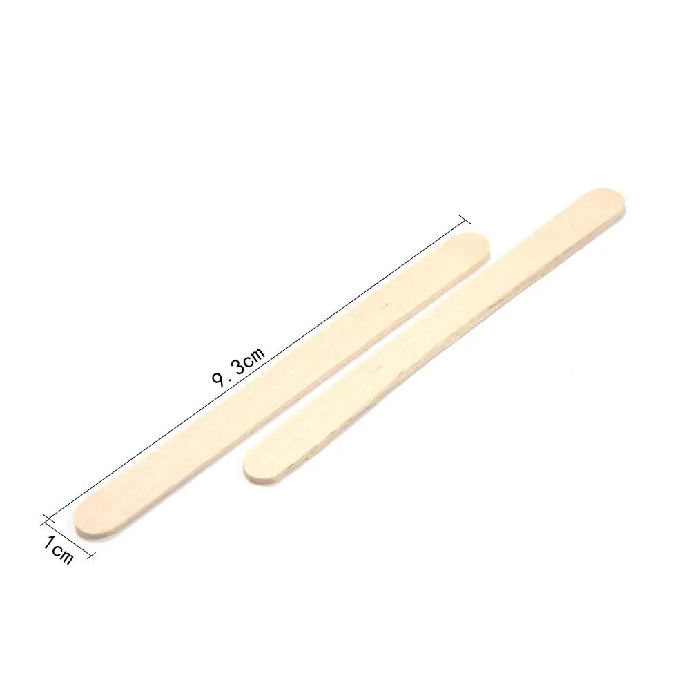 9.3cm x 1cm 50 шт./лот, цветные деревянные наклейки для мороженого, натуральные деревянные для мороженого, палочки для детей, сделай сам, ручная работа, искусство, мороженое, конфета на палочке, инструменты для торта - Цвет: 9.3cm x 1cm