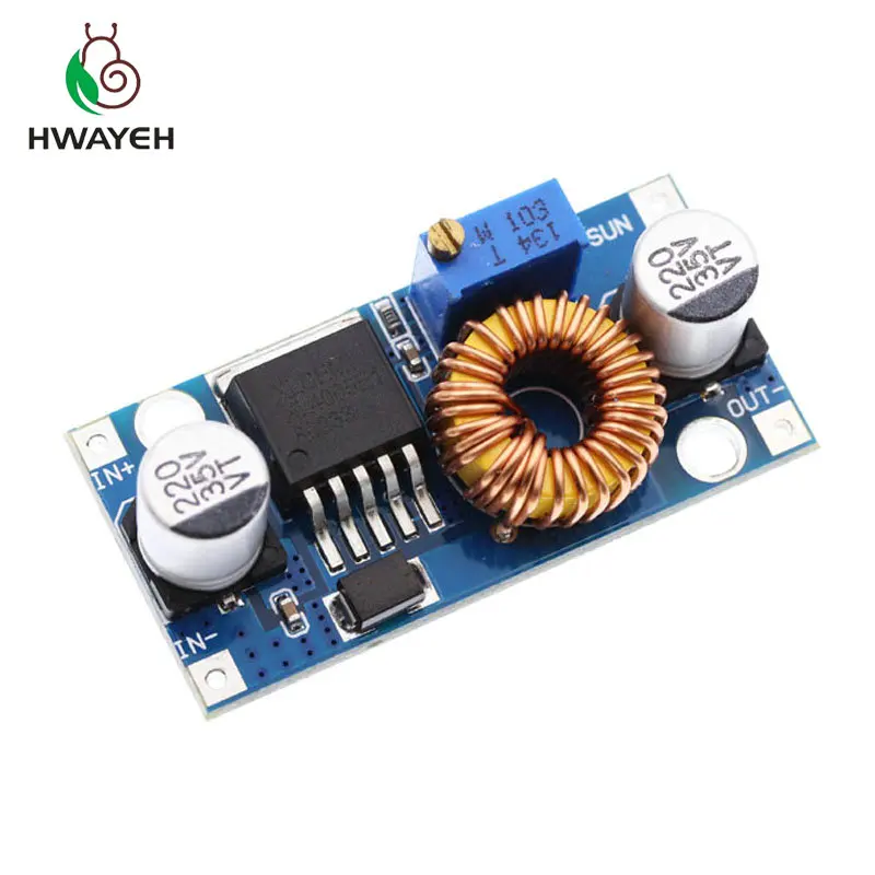 1PC 5A Max DC-DC XL4005 Step Down Adjustable Power Supply Module LED Lithium Charger board | Электронные компоненты и