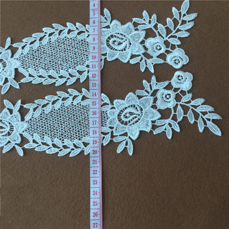 Высококачественная новая вышитая аппликация кружевной вырез Швейные аксессуары