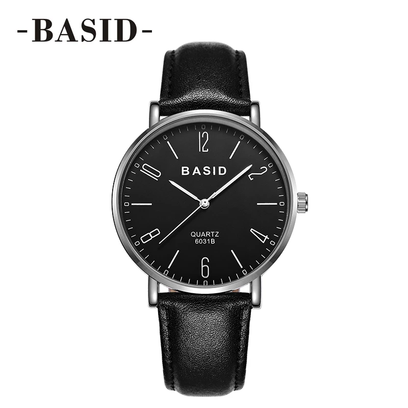 Couple Watches for Lovers Pair Ultrathin luxury BASID brand Quartz Wrist Watch Fashion Waterproof Men Women Wristwatches relogio | Наручные