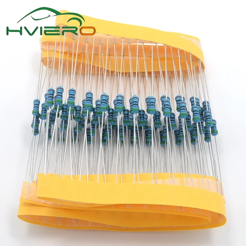 100 шт. 560 Ом 1% 1/4 Вт металлопленочные Резисторы|resistor 1/4w|resistor 560resistor 100pcs |