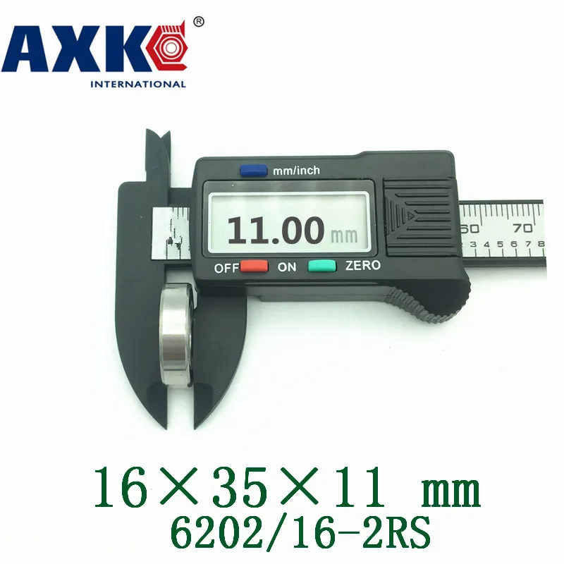 2021 ограниченная продажа Axk 16 мм шарикоподшипники 6202 2rs 6202/16 подшипник 16x35x11 Cnc