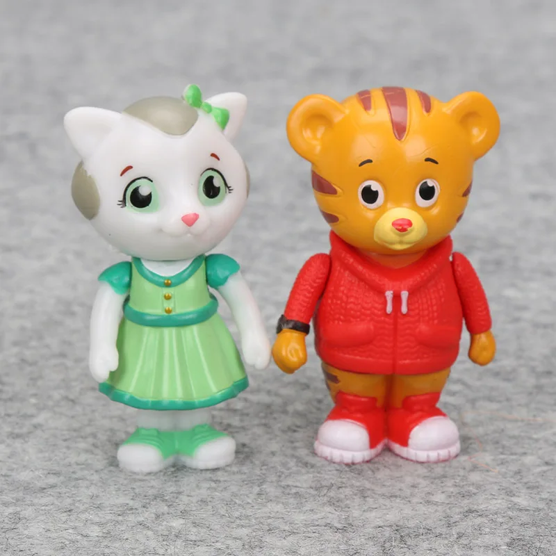 10 комплектов окрестности Даниэля Тигра друзья фигурки Набор Daniel тигра принц Elaina