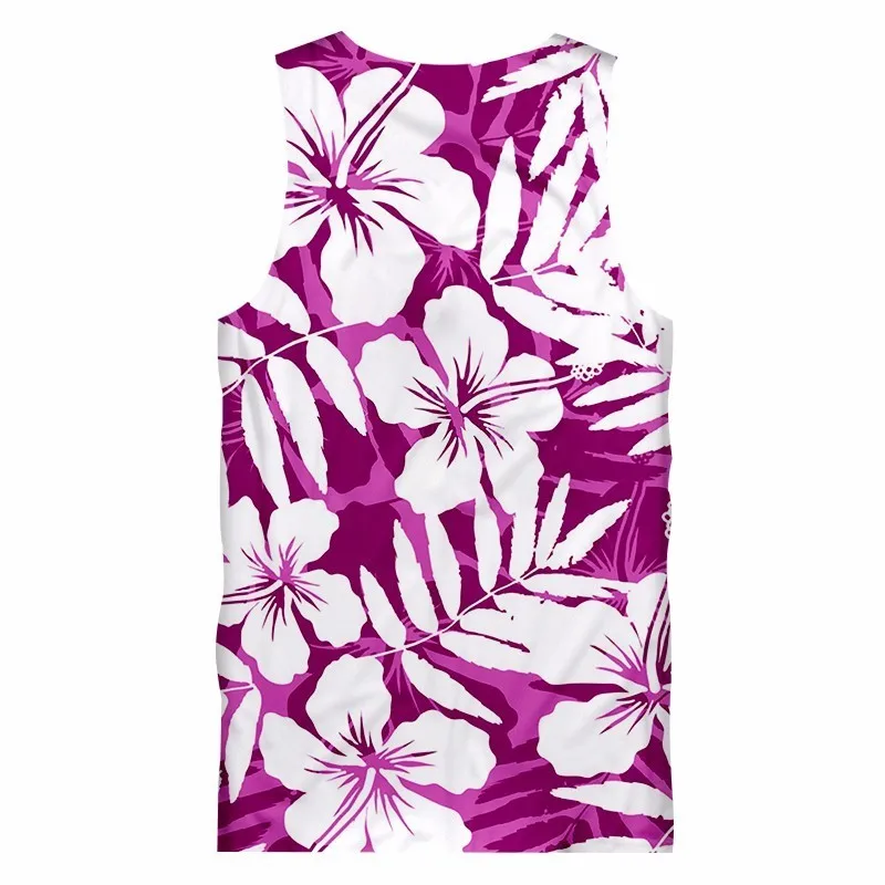 Мужская/Женская майка без рукавов OGKB футболка с забавным 3D-принтом и фиолетовыми