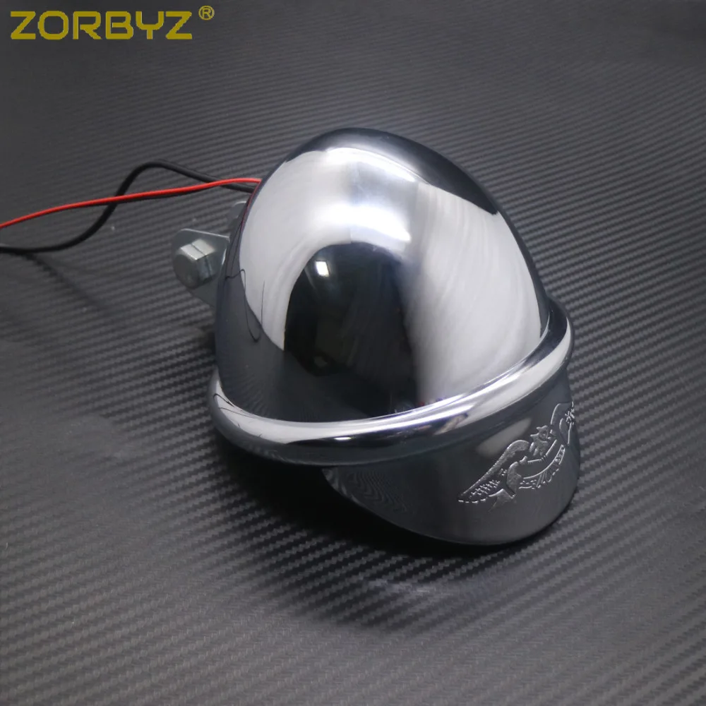 Мотоциклетсветильник хромированная светодиодная противотуманная фара ZORBYZ Angel Eye