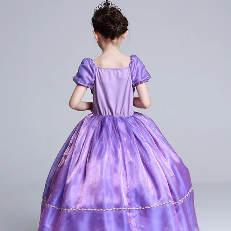 Платье принцессы для девочек Детский костюм косплея одежда на Хэллоуин и