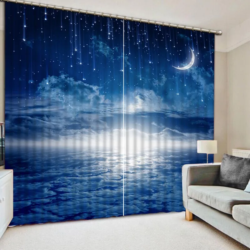 High Quality 3D Printing Curtains variety of Lifelike HD Scenery Bedroom Living Room Sunshade Window Curtain CL-083 | Дом и сад