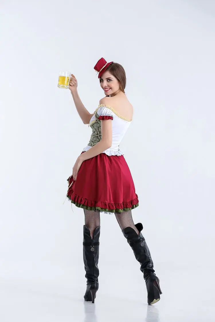 Женская немецкая пивная горничная|fancy dress|halloween cosplaygerman beer |