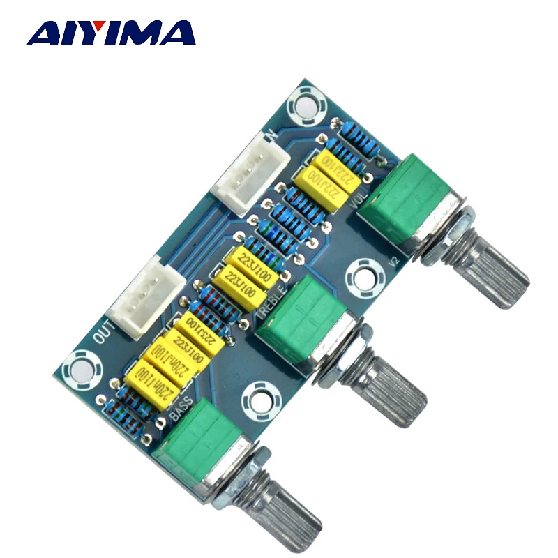 Усилитель звука AIYIMA усилитель тоновая плата Hi Fi басовая Тройная управления