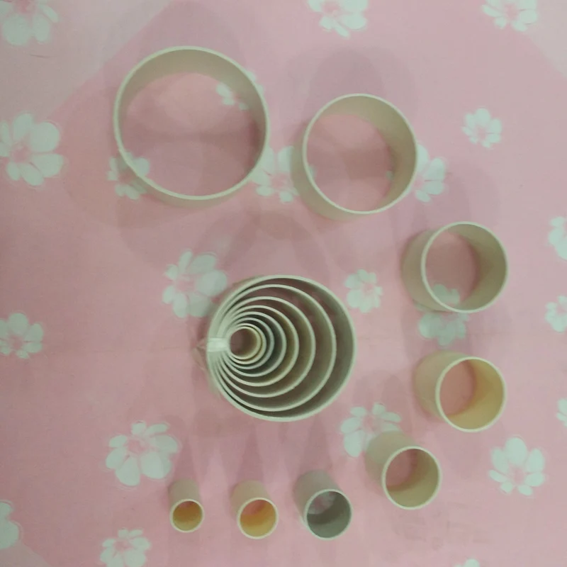 Шелковый цветок Инструменты белый ПВХ трубы 8 шт. изготовления инструмента для