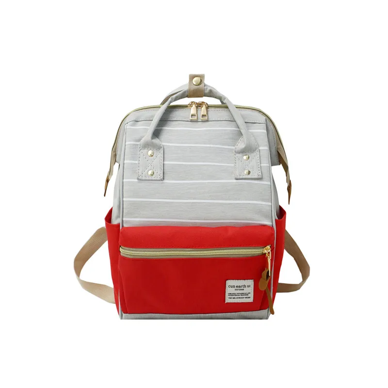 big red Новинка, школьный кожаный женский рюкзак, водонепроницаемый, Mochila, классический, для студентов, рюкзак, школьные сумки для мужчин и женщин, рюкзак для путешествий - Цвет: big red