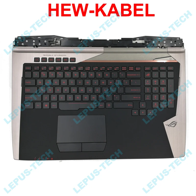 Раскладка «американский английский» клавиатура с подставкой для ASUS GX700 GX700V GX700VO с подсветкой с подставкой