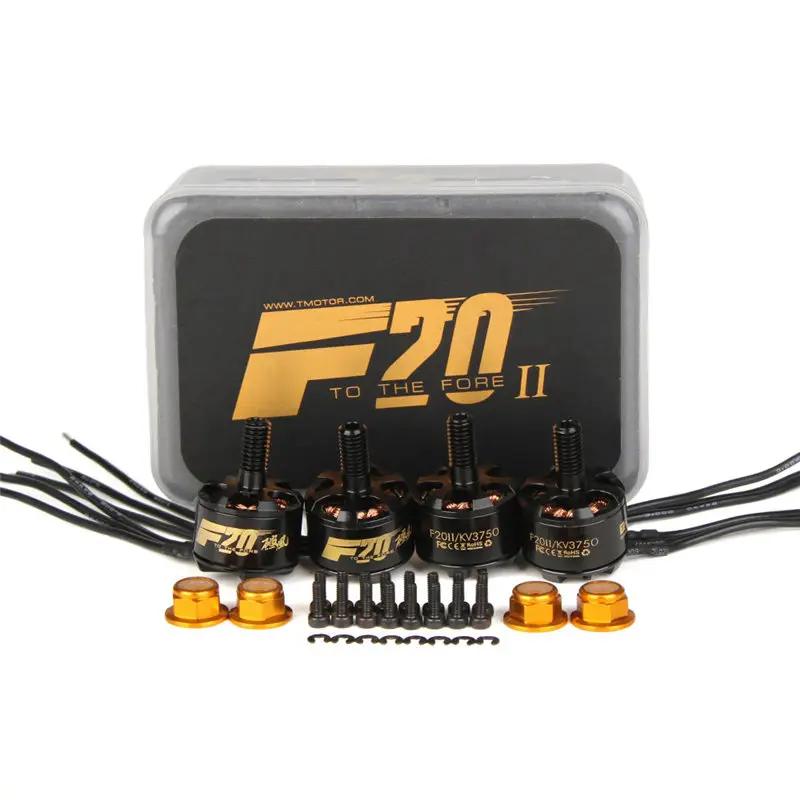 T-двигатель F20II F20 II 1408 3750KV бесщеточный двигатель 2-4 S для 130 140 150 FPV Racing Frame комплект