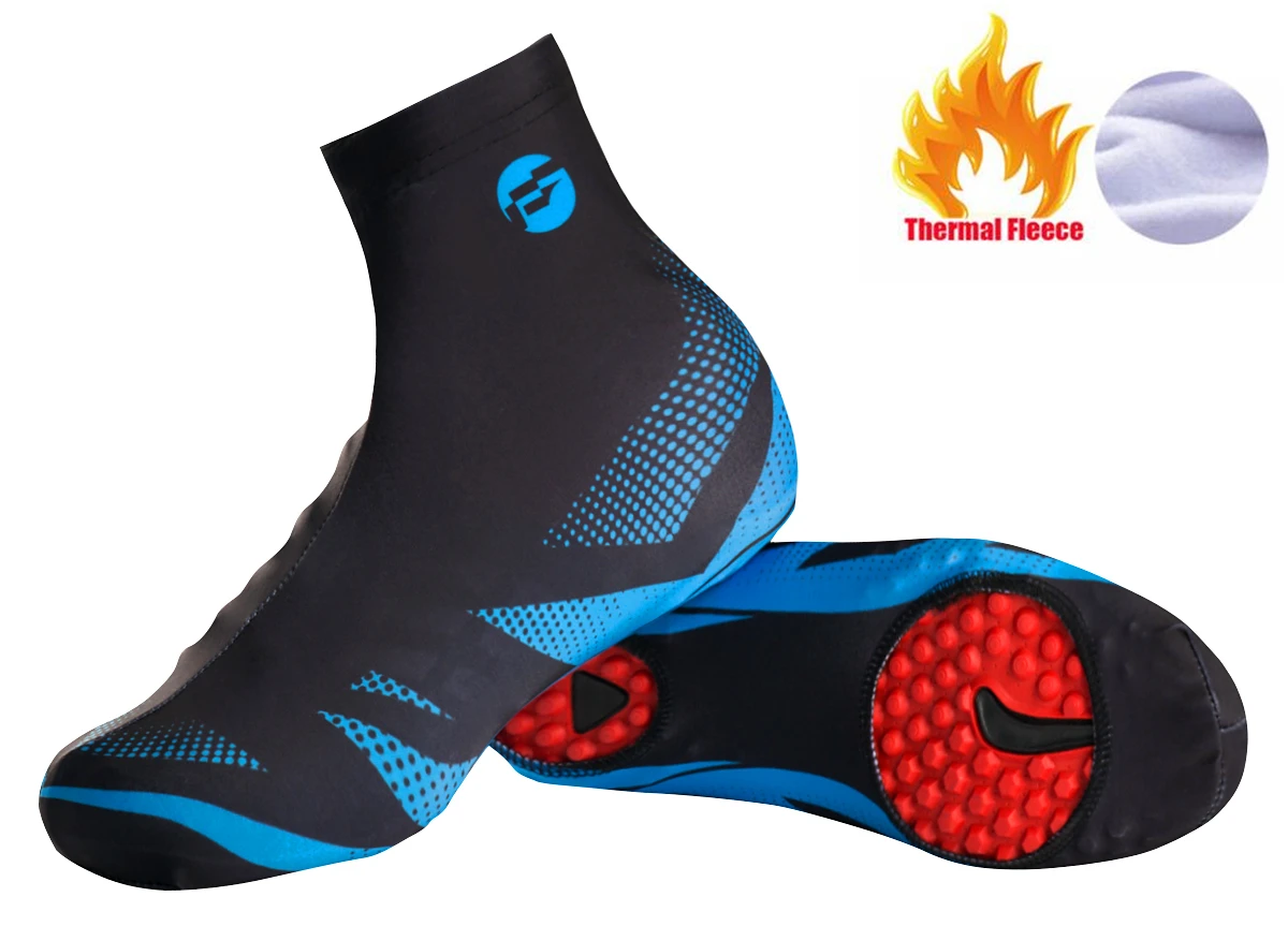 2018 Windproof dustproof Cycling Shoe Cover MTB Bicycle Overshoes Winter Thermal Fleece Road Racing Bike Shoes Copriscarpe |