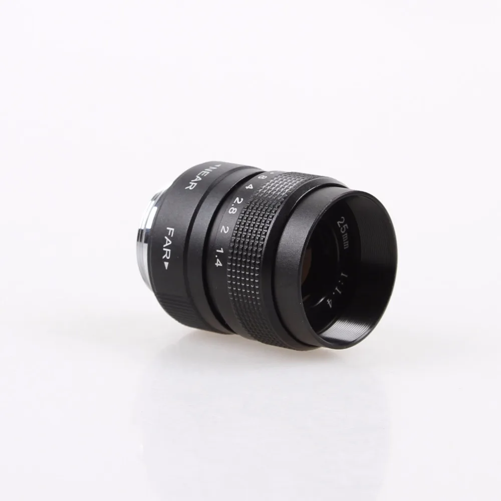 Фуцзянь 25 мм F1.4 CCTV TV Movie lens + C-M4/3 Mount для Fuji Fujifilm X-E2 X-E1/M1 | Электроника