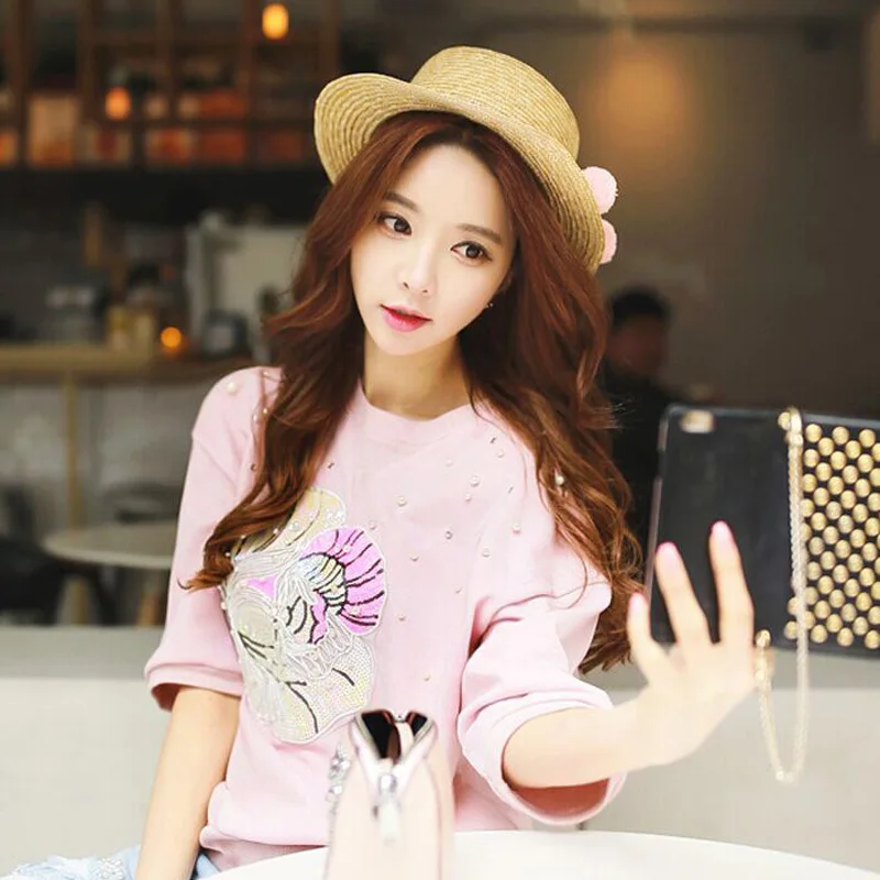 XEONGKVI 2017 New South Korea Color Of Rope lovely Ball Fedoras Hats Summer Women Straw Hat Size 54-56cm 3 Colors | Аксессуары для