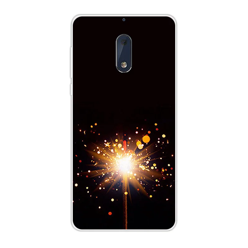 5 &quotдля Nokia 6 задняя крышка Мягкий ТПУ прозрачный силиконовый Темный чехол для Nokia6