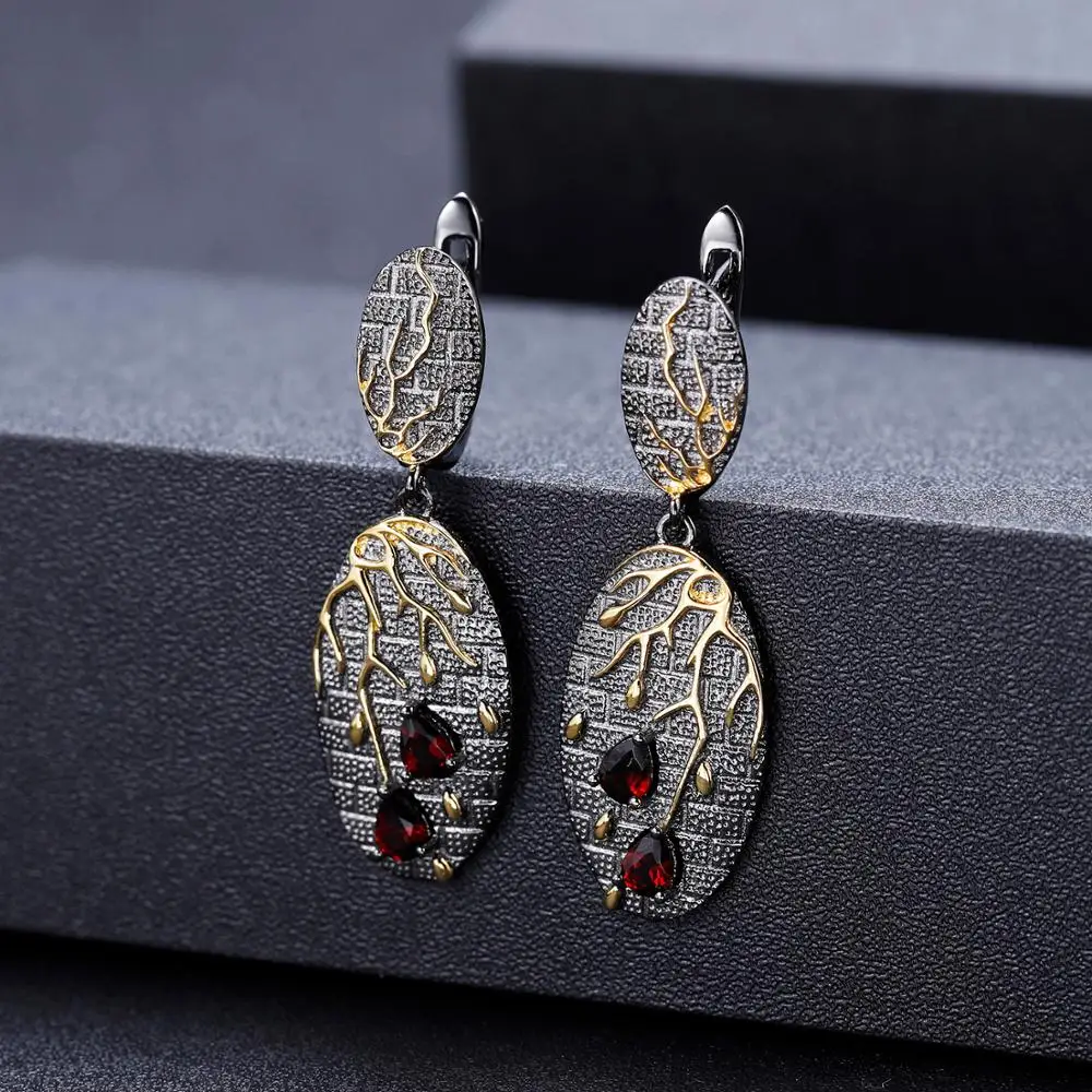 GEM'S BALLET 0.60Ct натуральные серьги из аметиста 925 стерлингового серебра ручной