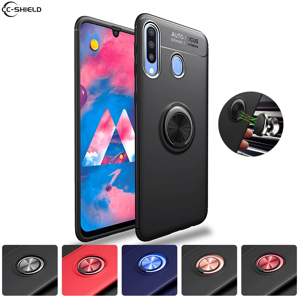 Soft Silicone Case for Samsung Galaxy A20 A 20 2019 SM-A205FN/DS SM-A205F/DS SM A205FN A205 Ring Phone Cover TPU Cases Bag |