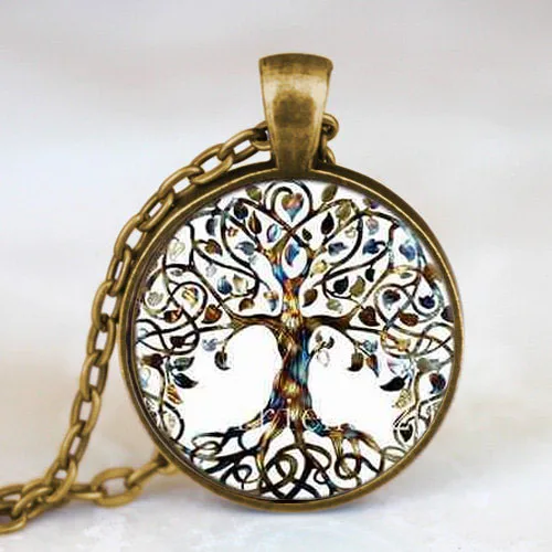 Американский фильм живое большое дерево кабошон мужская модель подвеска из