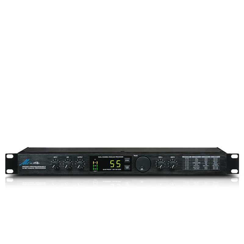 Профессиональный Мощный предусилитель для караоке DSP с 99 цифровыми настройками