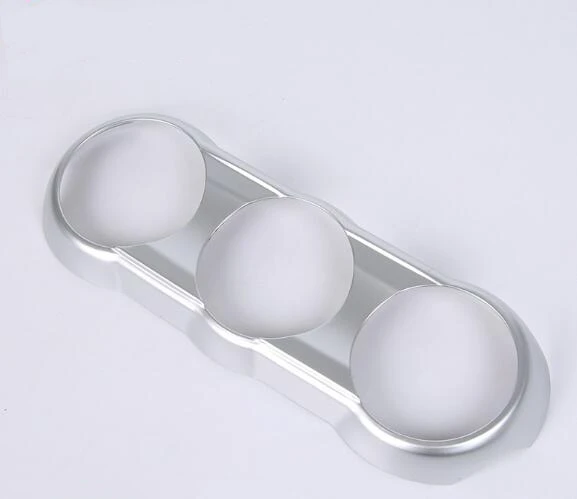 

For Mazda CX-3 2018 Matte Silver ABS Chrome Air Conditioning Switch Cover Trim Car Styling Accessories