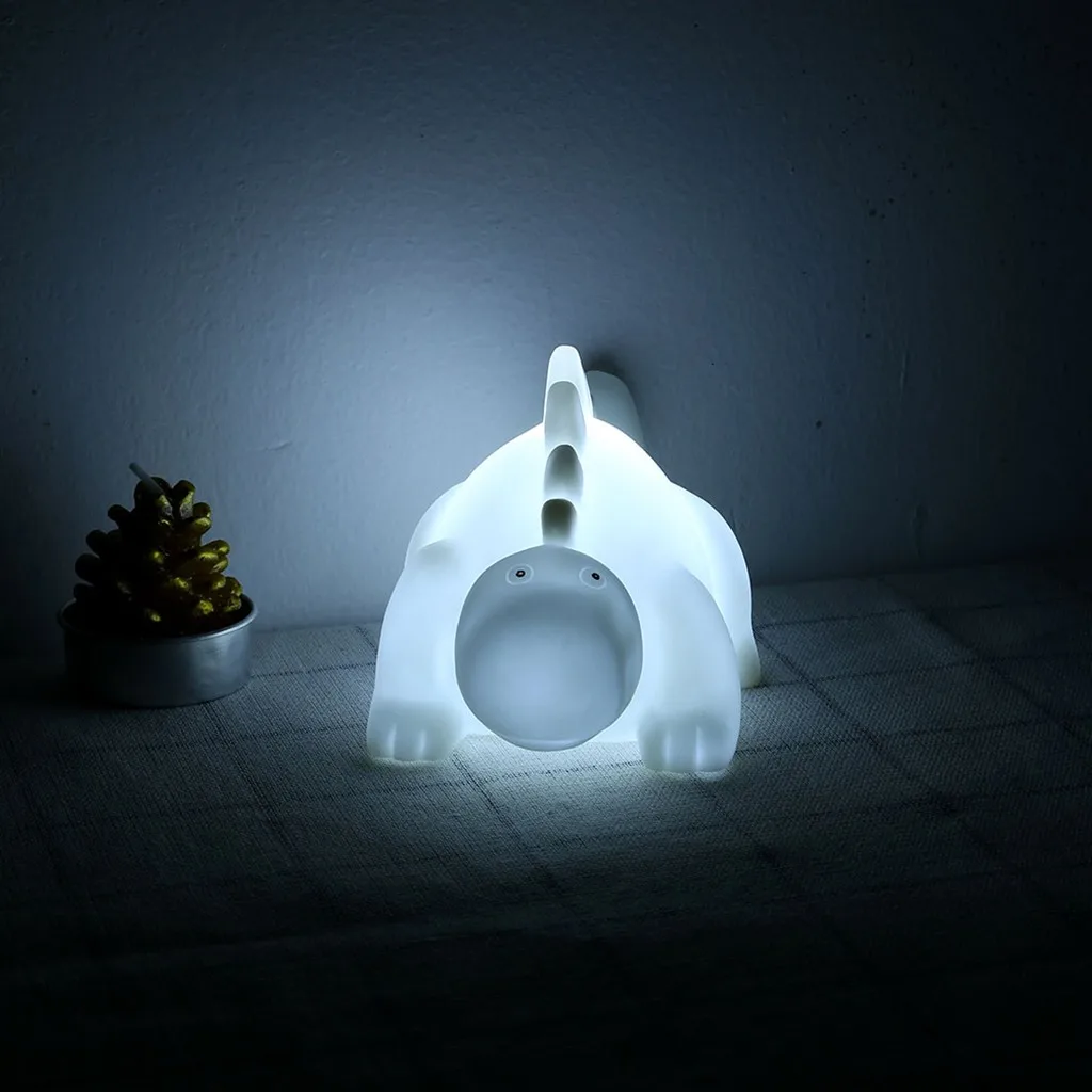 HIINST волшебный секретный светодиодный мультяшный мини светильник динозавра