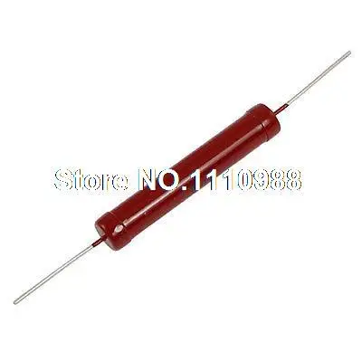 

9M Ohm 5W 2% Electrical High Voltage Glaze Resistor Red