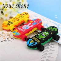 2pcslots cartoon cute eraser skateboard student stationery eliminate rubber school supplies erasers for kids youe shone