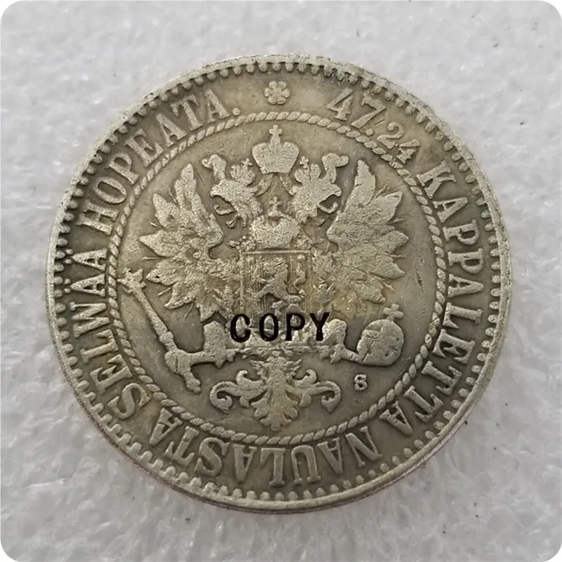 1865S 1874S Finland 2 markkaa копия монеты|Безвалютные монеты| |
