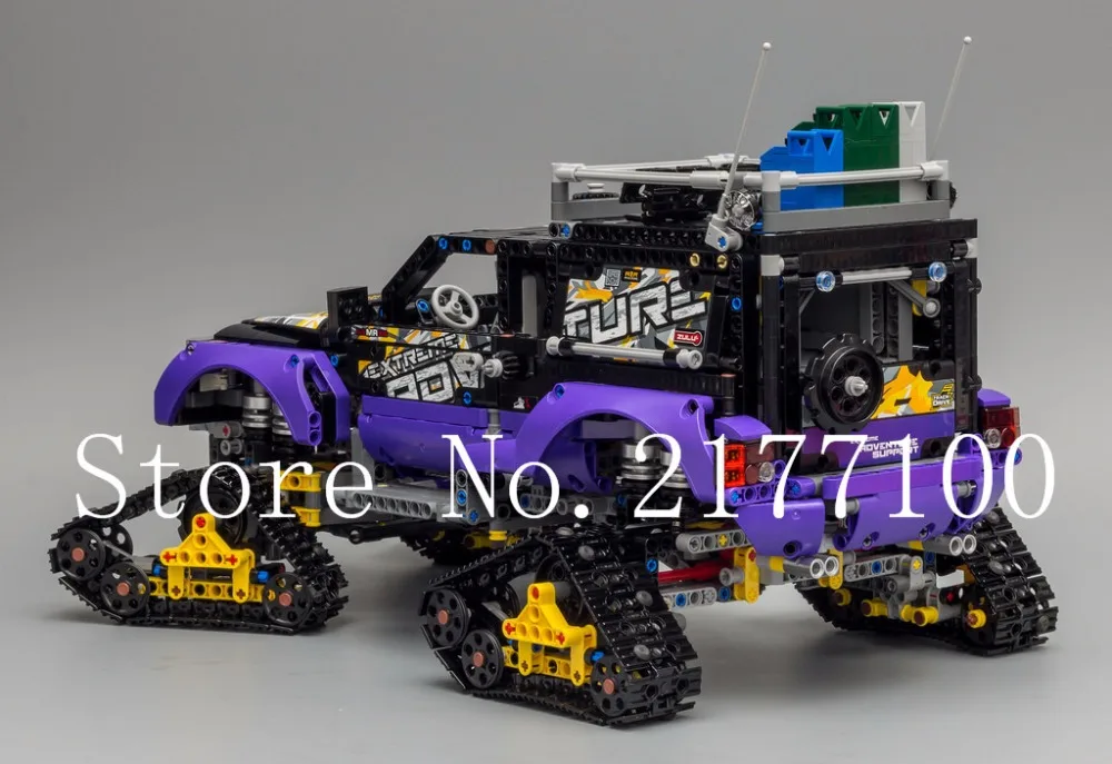 Новинка 3372, серия Technic, экстремальные приключения, модель, набор строительных блоков, совместимые 42069, Классические игрушки для детей