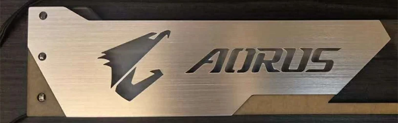 Aorus Графика карты Кронштейн держатель ROG AORUS MSI NVIDIA каркас gpu Блок поддержки Совместимость asus/msi материнская плата 5v 3pin/12v 4pin - Цвет лезвия: Aorus