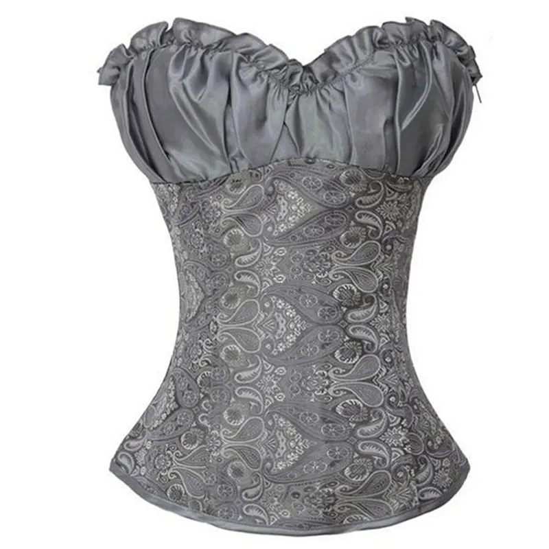Женское нижнее белье Corpete Corselet Готический корсаж большие размеры S 6XL сексуальное