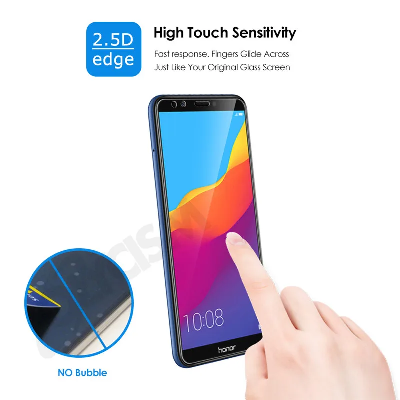 Olycism (2 упак.) защитный Плёнки для Huawei Honor 7c Экран протектор 9 H ультра-тонкий