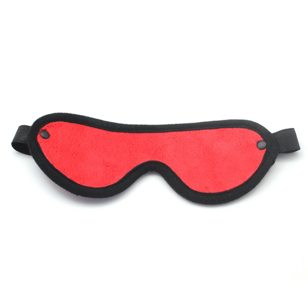 SMSPADE красные бондаж наручники и повязки на глаза супер solf бархатные секс