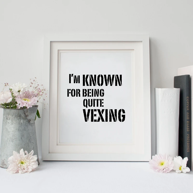 Цитата холст художественные принты девушки комнаты украшения стены не быть