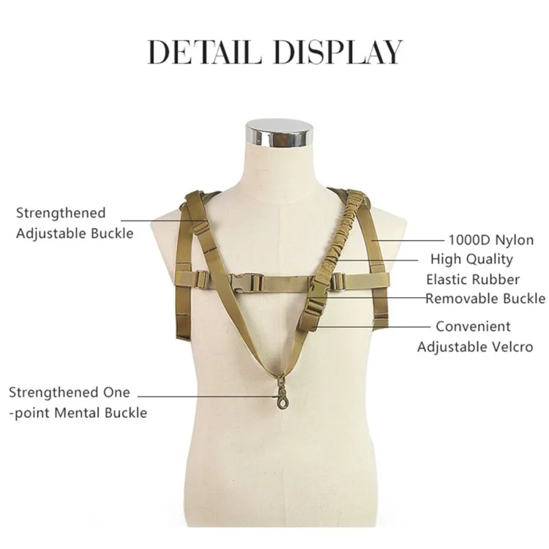 

Outdoor Hunting Tactical Lightweight Hunting Functional Elastic Strap Unisex Multi Portable Accessories Adjustable