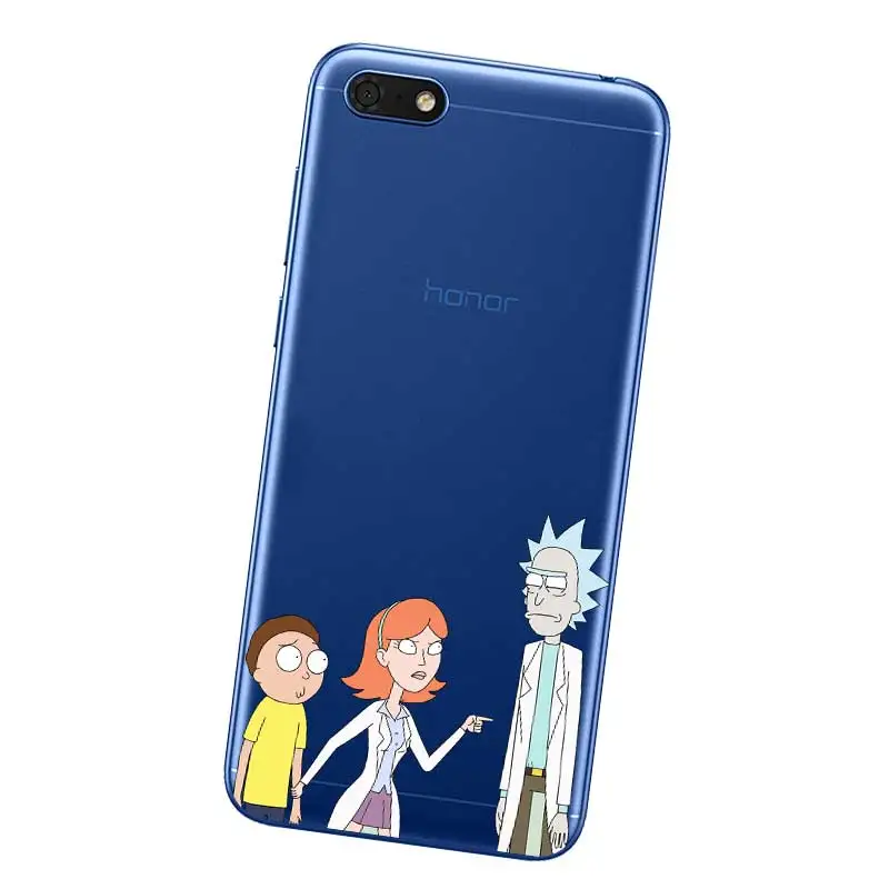 N369 Rick Morty Funny Soft TPU Silicone Case Cover For Huawei Honor 8C 8X 9 10 20i V10 V20 Note10 Max Lite Magic2 |