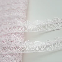 hot sale pink light polyester knitting accessories handmade lace dress edge 2 5 cm wide lace material g891