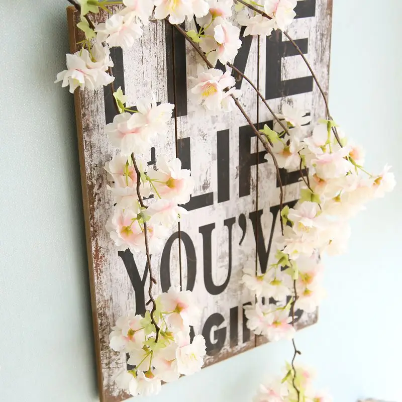 High quality 53 Inches Artificial Cherry blossoms Flowers Silk flowers for wedding home decoration | Дом и сад