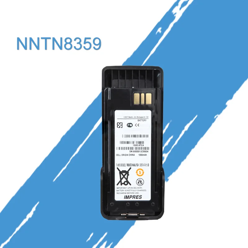 

Battery For General MOTOROLA IMPRES XIR P8668EX P8608EX Walkie-Talkie Explosion Battery NNTN8359 Walkie Talkie Accesories