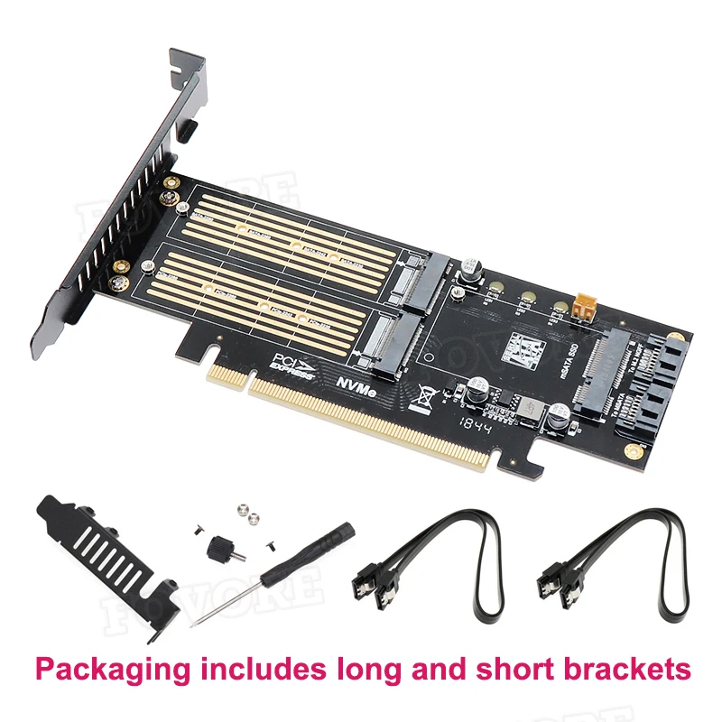 SK16-PRO NVME адаптер NGFF x16 PCI-E3 полная скорость M.2 2280 алюминиевый лист теплопроводность