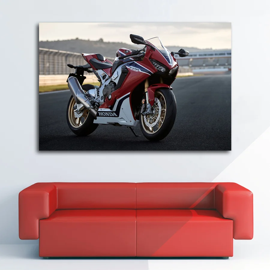 Мотоциклы CBR 1000RR SP гоночная Спортивная настенная фотокартина на холсте с рамкой