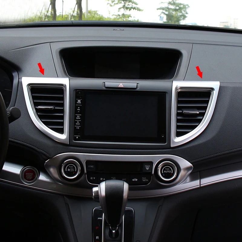 Для Хонда сrv CR-V 2012 2013 2014 2015 2016 аксессуары ABS Матовый автомобильный Кондиционер